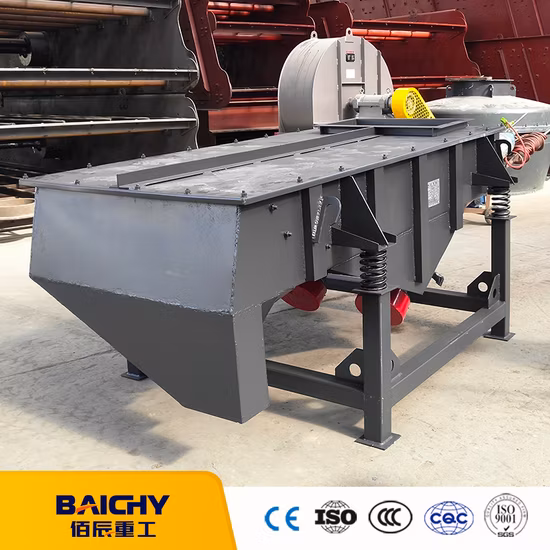 Industrielle Sandsiebmaschine für Quarzsand, Kies, Vibrationssieb, Bergbau, lineare Siebmaschine